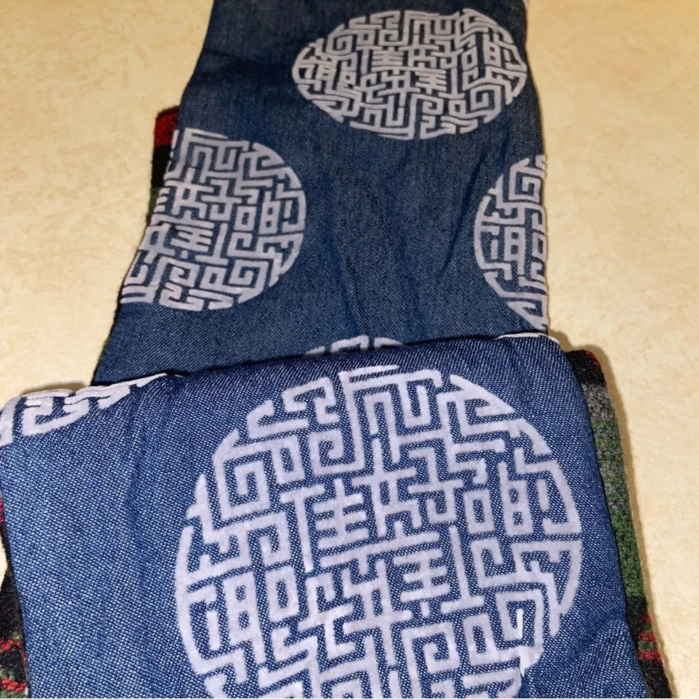 Goods Of Desire Scarf Unisex 64”X6” Hong Kong Reversible Southwestern Aztec
